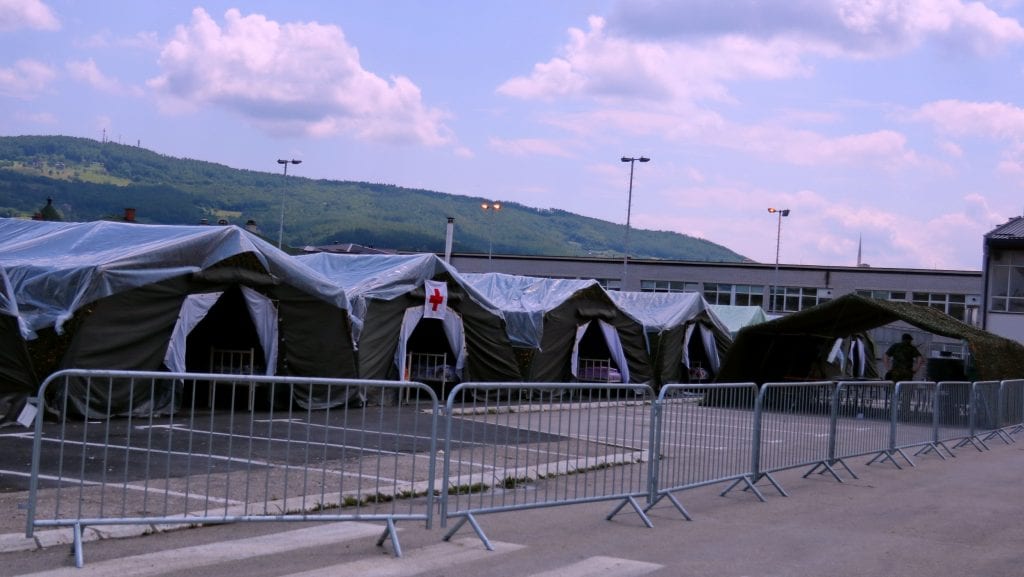 Vojska Srbije u Novom Pazaru podigla i opremila poljsku bolnicu
