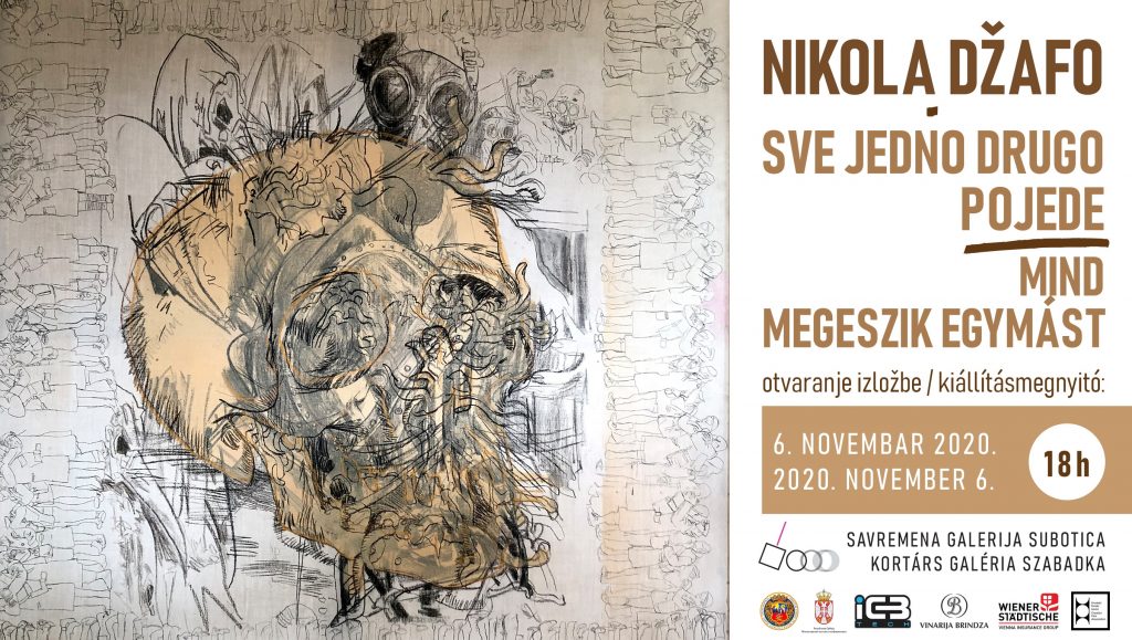 Nikola Džafo u Savremenoj galeriji Subotica: Izložba “Sve jedno drugo pojede” otvara se 6. novembra